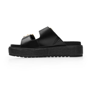 135501 NEGRO FLEXI CALZADO DAMA SANDALIA SAND
