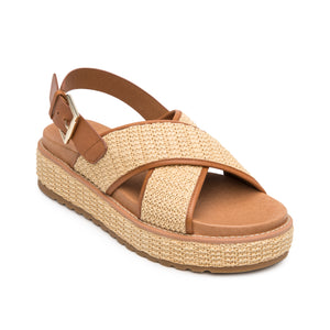 135502 BEIGE FLEXI CALZADO DAMA SANDALIA SAND