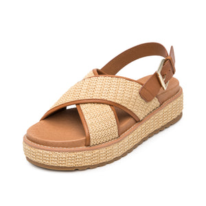 135502 BEIGE FLEXI CALZADO DAMA SANDALIA SAND