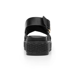 135502 NEGRO FLEXI CALZADO DAMA SANDALIA SAND