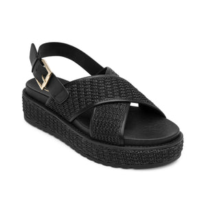 135502 NEGRO FLEXI CALZADO DAMA SANDALIA SAND