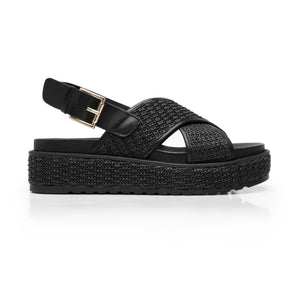 135502 NEGRO FLEXI CALZADO DAMA SANDALIA SAND