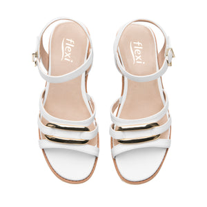 135601 BLANCO FLEXI CALZADO DAMA SANDALIA SAN