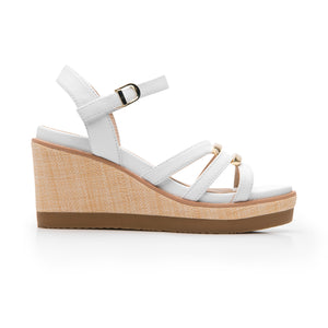 135601 BLANCO FLEXI CALZADO DAMA SANDALIA SAN