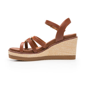 135601 COGNAC FLEXI CALZADO DAMA SANDALIA SAN