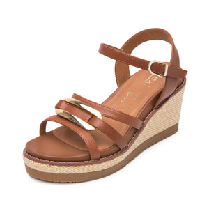135601 COGNAC FLEXI CALZADO DAMA SANDALIA SAN