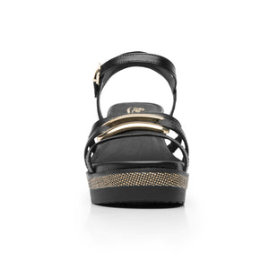 135601 NEGRO FLEXI CALZADO DAMA SANDALIA SAND