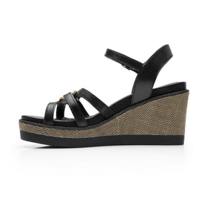135601 NEGRO FLEXI CALZADO DAMA SANDALIA SAND