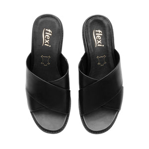 135602 NEGRO FLEXI CALZADO DAMA SANDALIA SAND