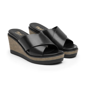 135602 NEGRO FLEXI CALZADO DAMA SANDALIA SAND