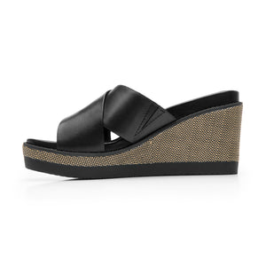135602 NEGRO FLEXI CALZADO DAMA SANDALIA SAND