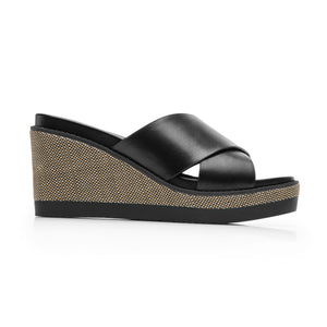 135602 NEGRO FLEXI CALZADO DAMA SANDALIA SAND