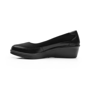 136702 NEGRO FLEXI CALZADO DAMA CHOCLO SEMIVE