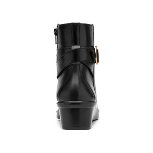 136705 NEGRO FLEXI CALZADO DAMA BOTÍN SEMIVES