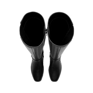 136706 NEGRO FLEXI CALZADO DAMA BOTA SEMIVEST