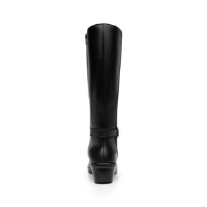 136706 NEGRO FLEXI CALZADO DAMA BOTA SEMIVEST