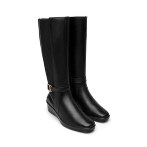 136706 NEGRO FLEXI CALZADO DAMA BOTA SEMIVEST