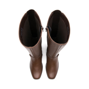 Bota Alta Flexi Anansa para Dama Dark Tan 136712