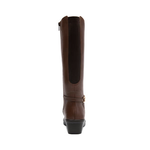 Bota Alta Flexi Anansa para Dama Dark Tan 136712