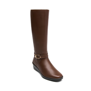 Bota Alta Flexi Anansa para Dama Dark Tan 136712