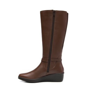 Bota Alta Flexi Anansa para Dama Dark Tan 136712