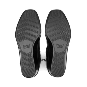 136712 NEGRO FLEXI CALZADO DAMA BOTA ALTA 22