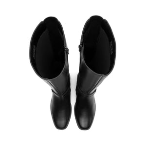 136712 NEGRO FLEXI CALZADO DAMA BOTA ALTA 22