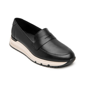 137002 NEGRO FLEXI CALZADO DAMA CHOCLO CASUAL