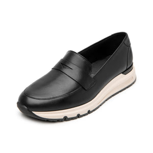 137002 NEGRO FLEXI CALZADO DAMA CHOCLO CASUAL