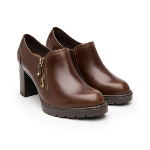 137102 DARK TAN FLEXI CALZADO DAMA CHOCLO CAS