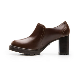 137102 DARK TAN FLEXI CALZADO DAMA CHOCLO CAS