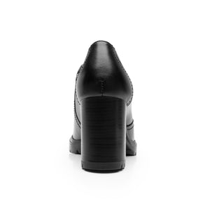 137102 NEGRO FLEXI CALZADO DAMA CHOCLO CASUAL