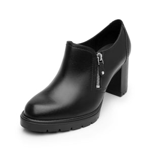 137102 NEGRO FLEXI CALZADO DAMA CHOCLO CASUAL