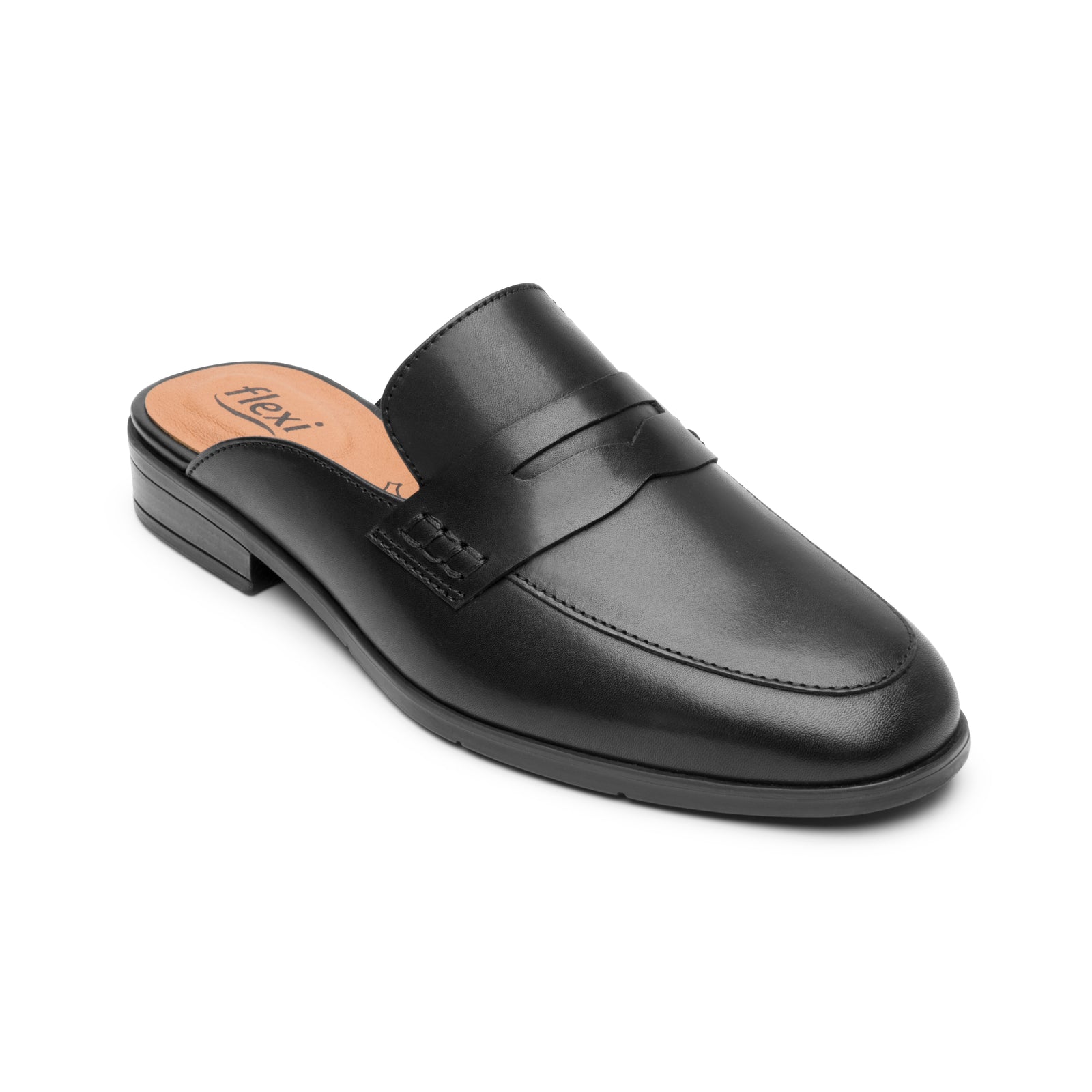 137205 NEGRO FLEXI CALZADO DAMA CHOCLO CASUAL