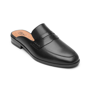 137205 NEGRO FLEXI CALZADO DAMA CHOCLO CASUAL
