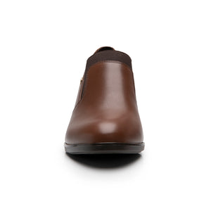 137302 DARK TAN FLEXI CALZADO DAMA CHOCLO SEM