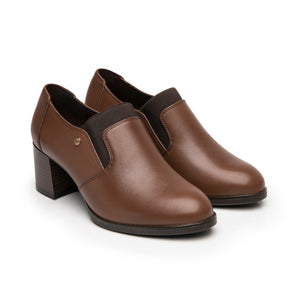 137302 DARK TAN FLEXI CALZADO DAMA CHOCLO SEM