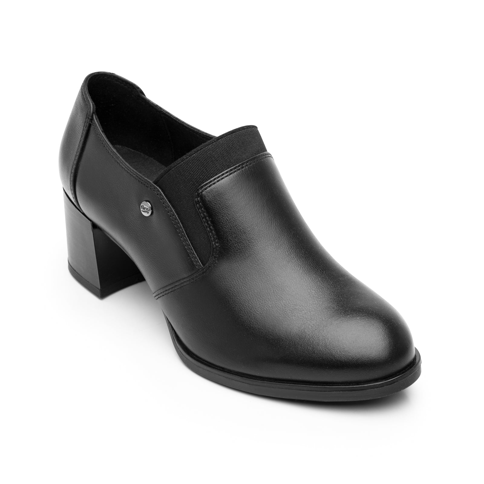 137302 NEGRO FLEXI CALZADO DAMA CHOCLO SEMIVE