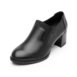 137302 NEGRO FLEXI CALZADO DAMA CHOCLO SEMIVE