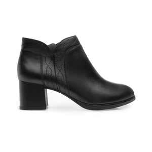 137305 NEGRO FLEXI CALZADO DAMA BOTÍN SEMIVES