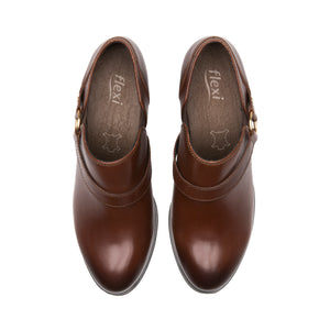 Zapato Choclo Vestir Dama FLEXI Tabaco – Mercedes