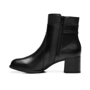 Botín Dama FLEXI Negro – Mercedes