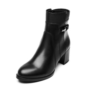 Botín Dama FLEXI Negro – Mercedes