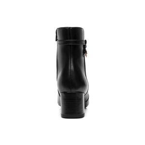 137504 NEGRO FLEXI CALZADO DAMA BOTÍN SEMIVES