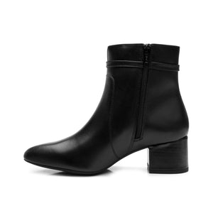 137504 NEGRO FLEXI CALZADO DAMA BOTÍN SEMIVES