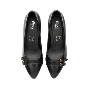 137505 NEGRO FLEXI CALZADO DAMA ZAPATILLA SEM