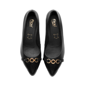 Zapatilla de Vestir Dama FLEXI Negro – Annette