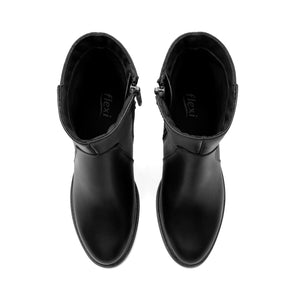 137701 NEGRO FLEXI CALZADO DAMA BOTÍN CASUAL