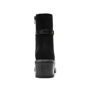137701 NEGRO FLEXI CALZADO DAMA BOTÍN CASUAL
