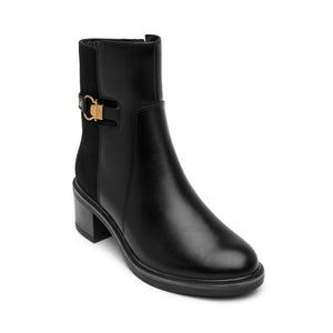 137701 NEGRO FLEXI CALZADO DAMA BOTÍN CASUAL